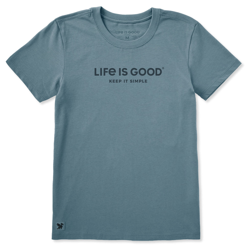 Women's Life is Good KIS Short Sleeve Crusher Tee product image 3