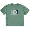 Women's Dragon Emblem Short Sleeve Crusher Boxy Tee product image 1