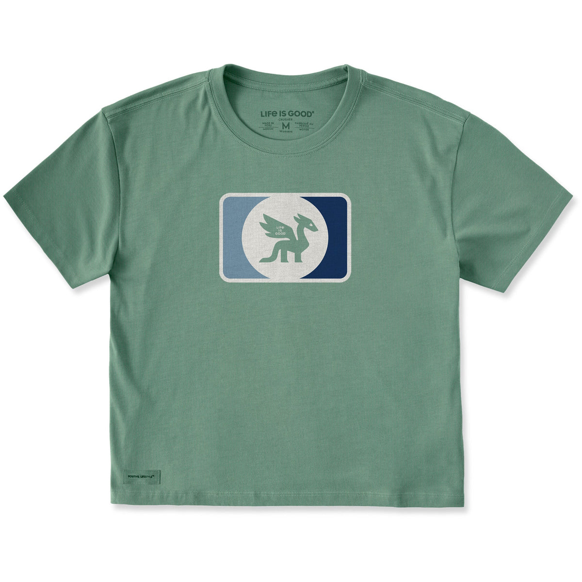 Women's Dragon Emblem Short Sleeve Crusher Boxy Tee product image 1