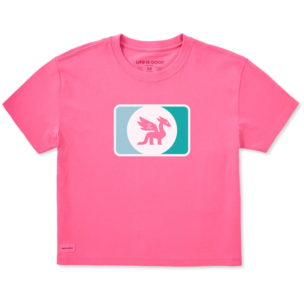 Women's Dragon Emblem Short Sleeve Crusher Boxy Tee product image 3