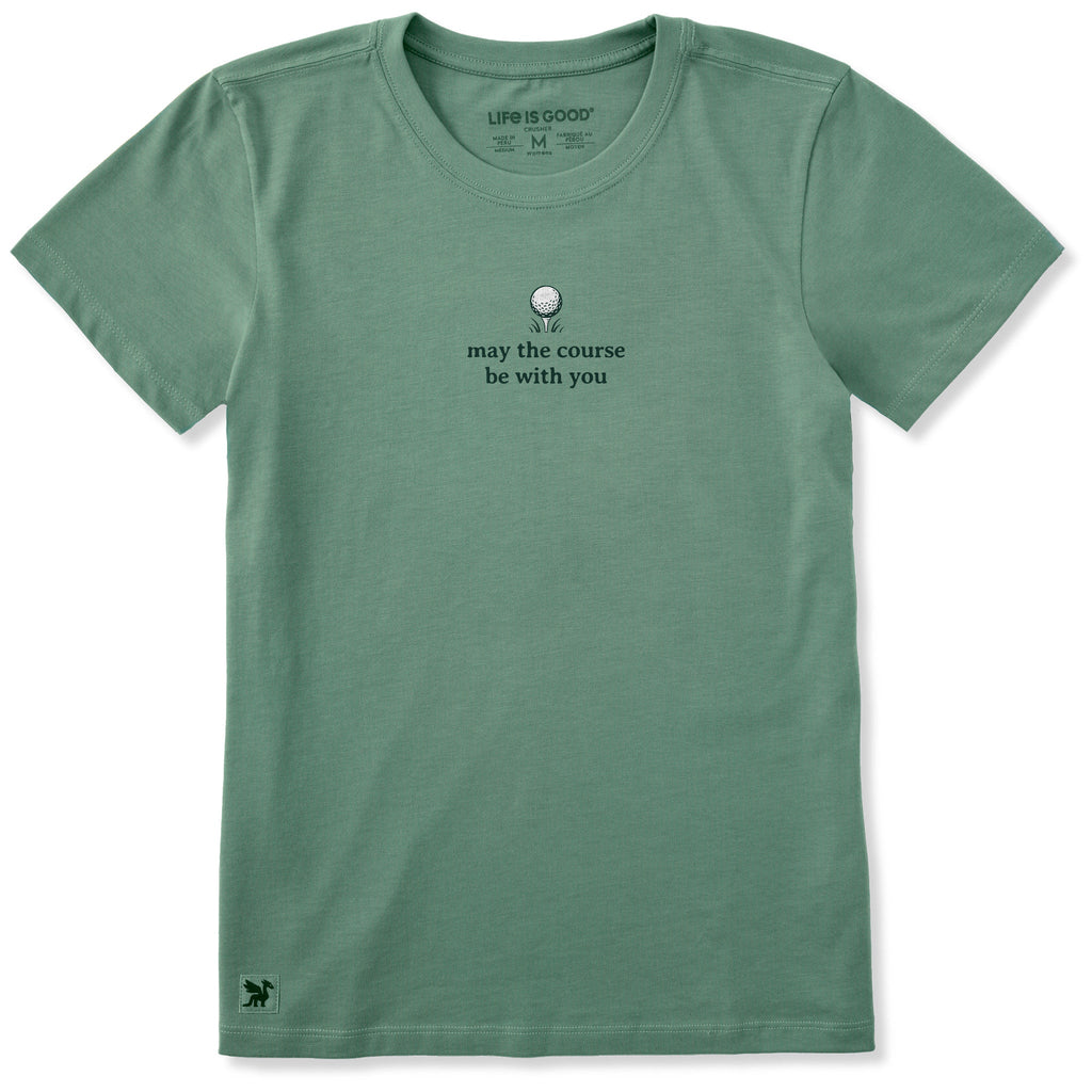 Women's May the Course Be With You Simple Short Sleeve product image 1