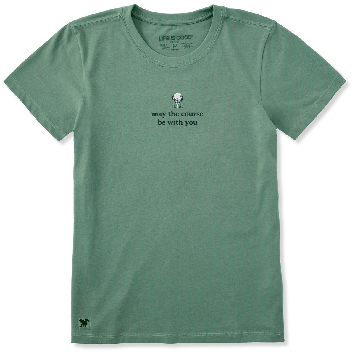Women's May the Course Be With You Simple Short Sleeve product image 1