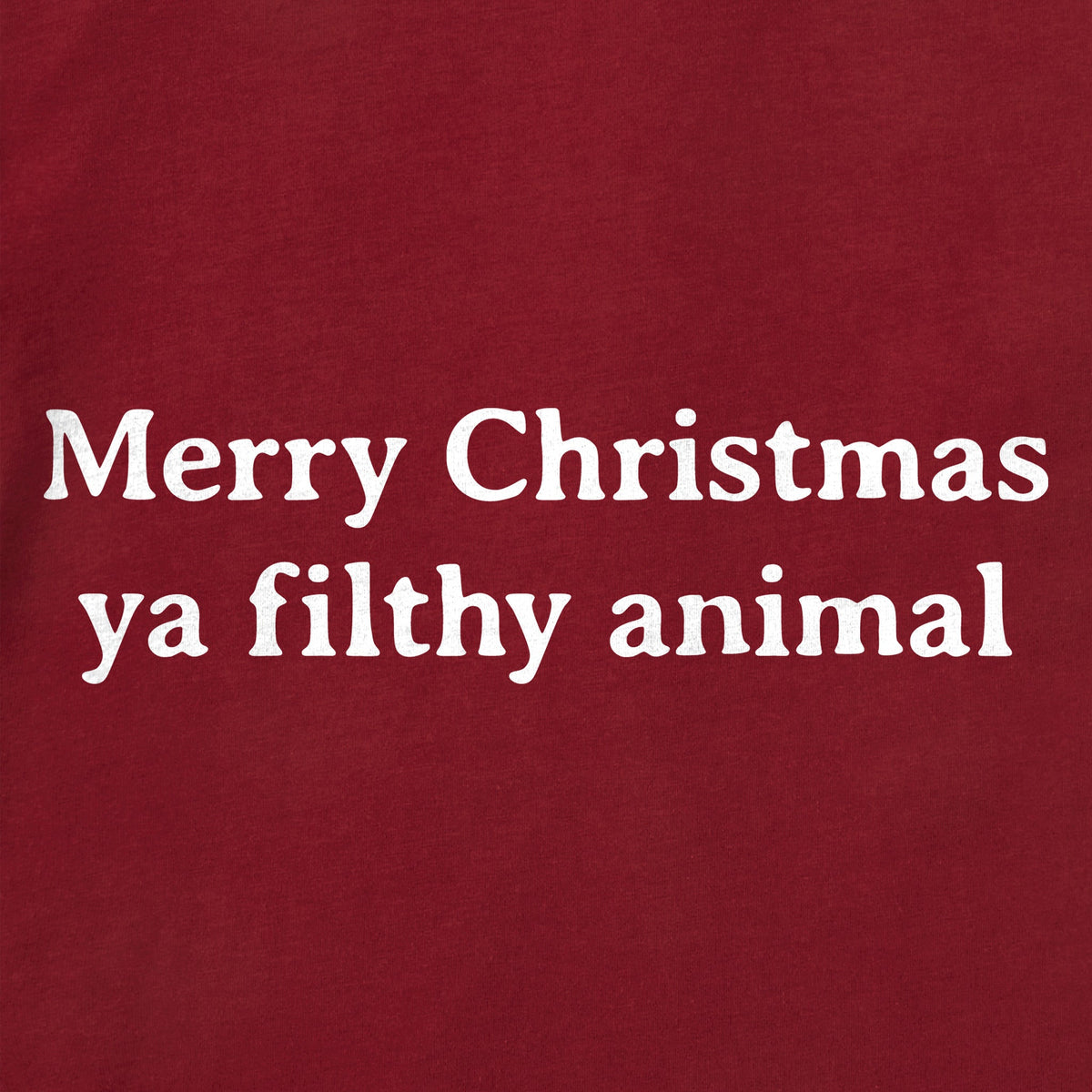Men's Merry Christmas Ya Filthy Animal Simple Short Sleeve product image 2