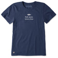 Women's Fish More Worry Less Simple Short Sleeve Tee product image 1