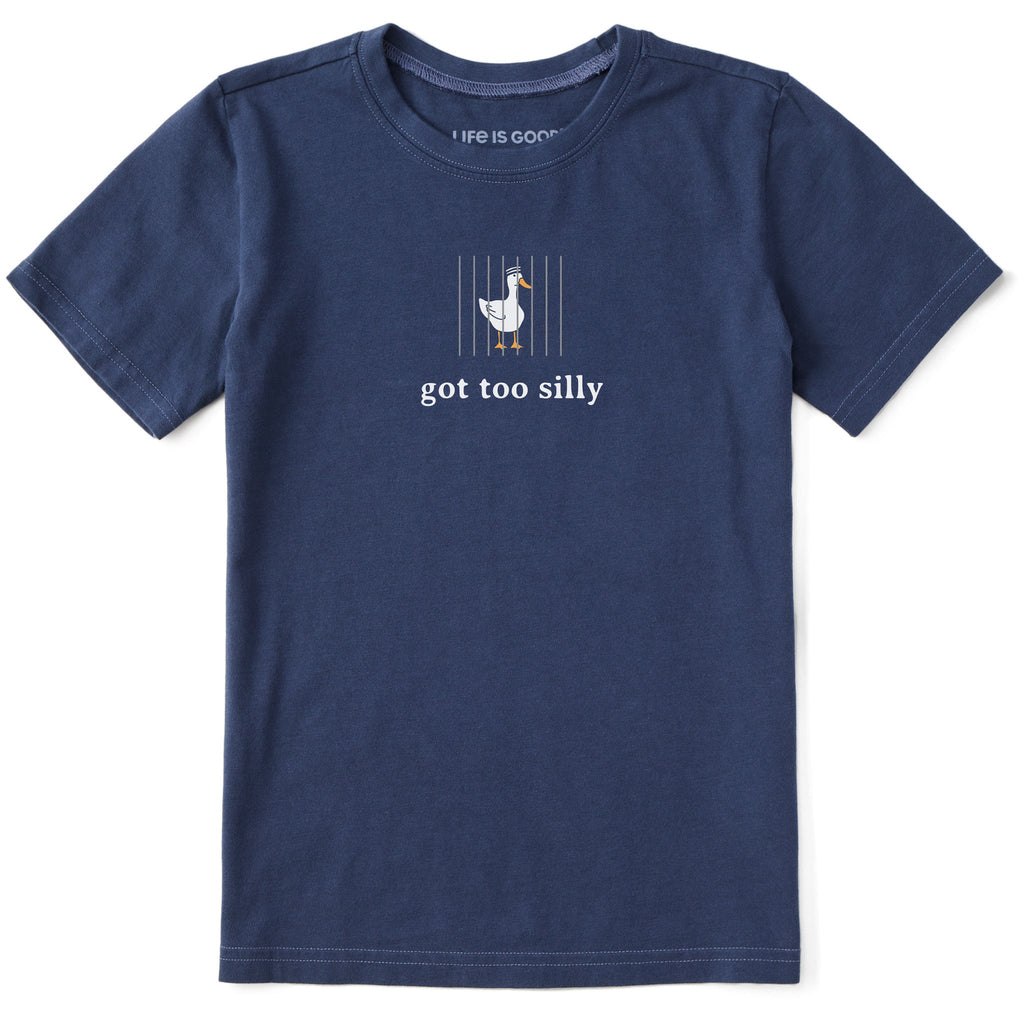 Kids Got Too Silly Simple Short Sleeve Crusher Tee product image 1