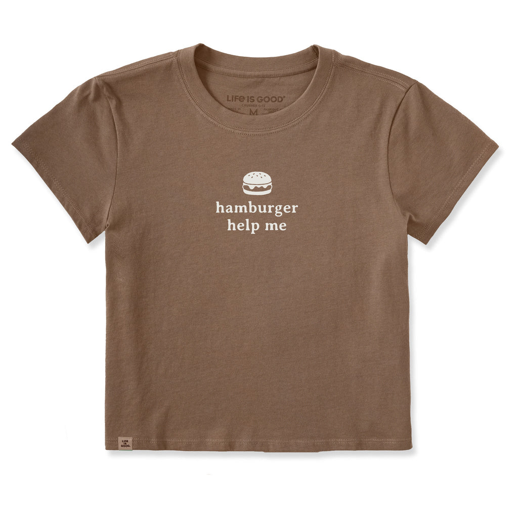 Women's Hamburger Help Me Simple Crusher-LITE Shrunken Tee product image 1