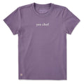 Women's Yes Chef Simple Short Sleeve Crusher Tee product image 1