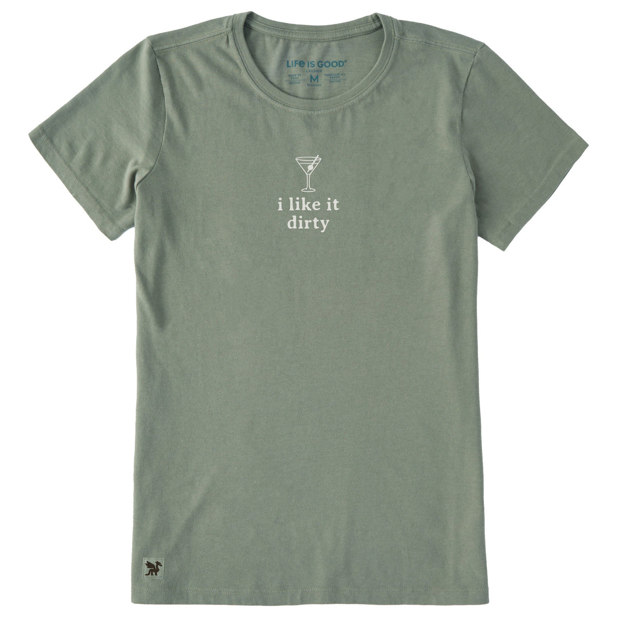 Women's I Like it Dirty Simple Short Sleeve Crusher Tee product image 3