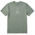 Men's I Like it Dirty Simple Short Sleeve Crusher Tee product image 1
