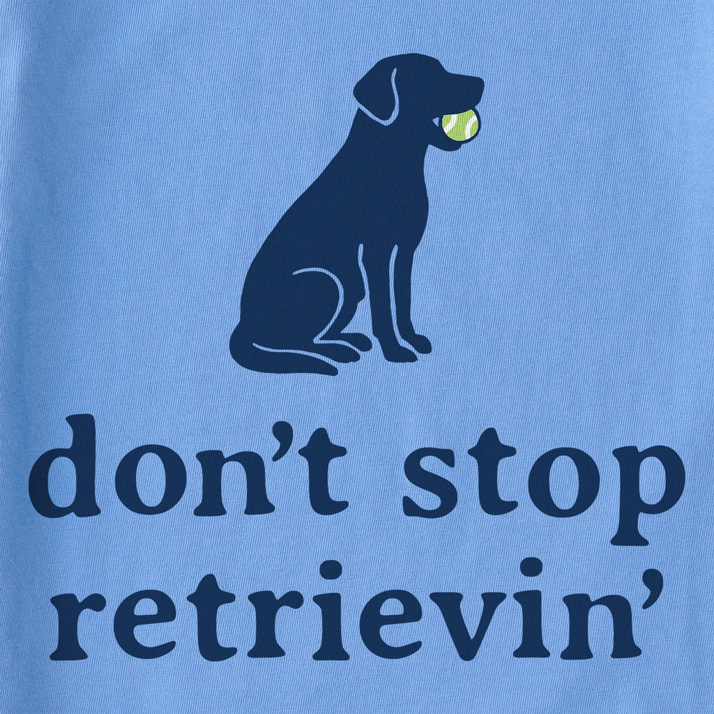 Women's Don't Stop Retrievin' Simple Short Sleeve Crusher product image 2