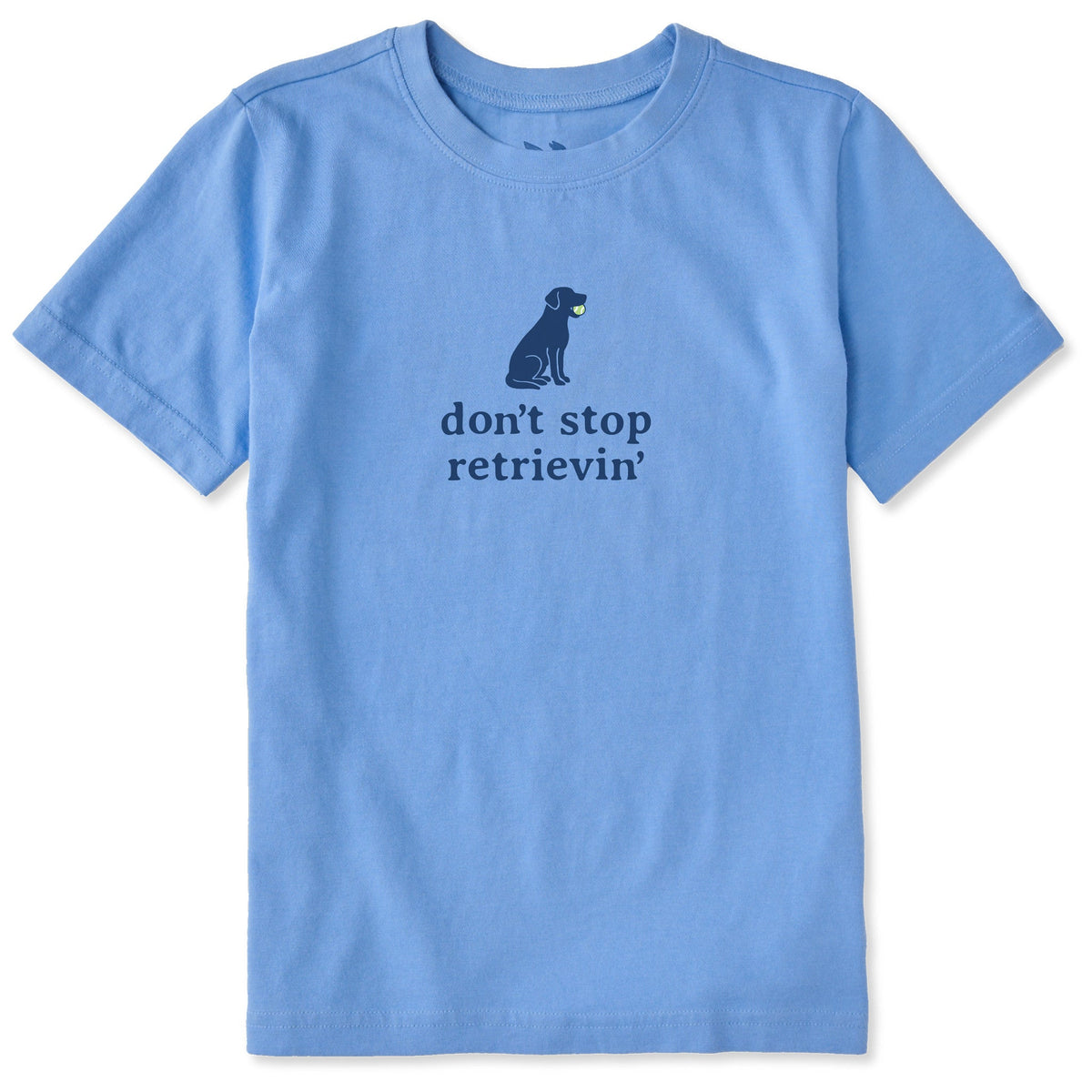 Kids Don't Stop Retrievin' Simple Short Sleeve Crusher Tee product image 1