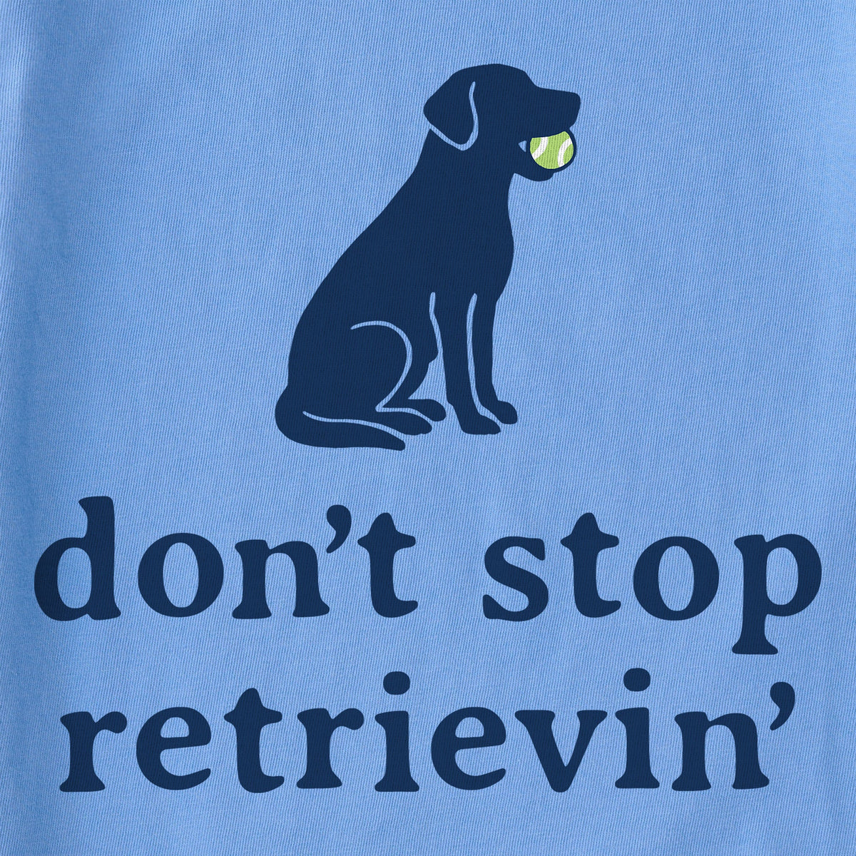 Kids Don't Stop Retrievin' Simple Short Sleeve Crusher Tee product image 2