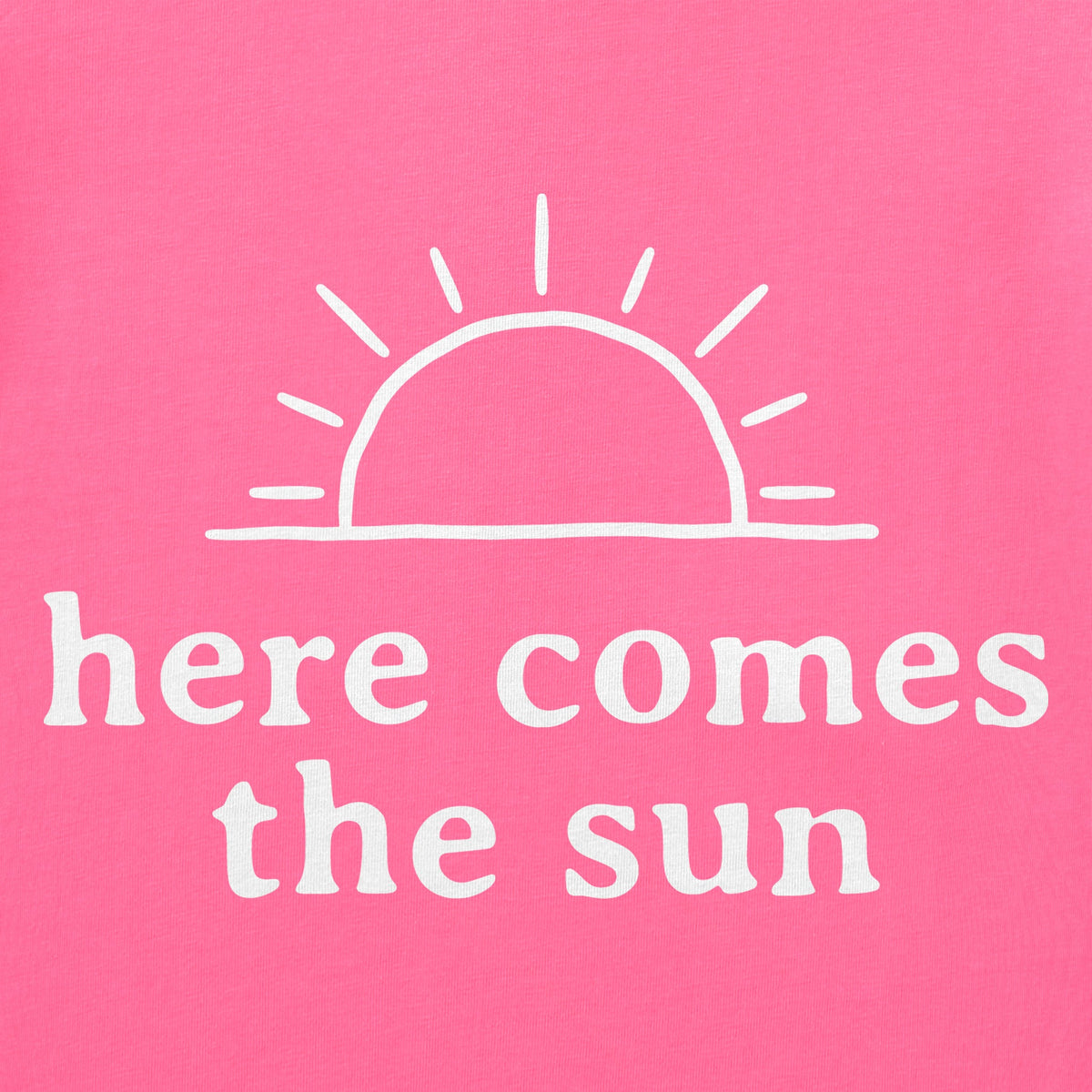 Women's Here Comes the Sun Minimal Crusher Boxy Tank product image 2