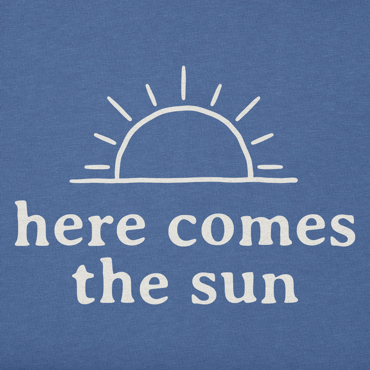 Men's Here Comes the Sun Minimal Short Sleeve Crusher Tee product image 2