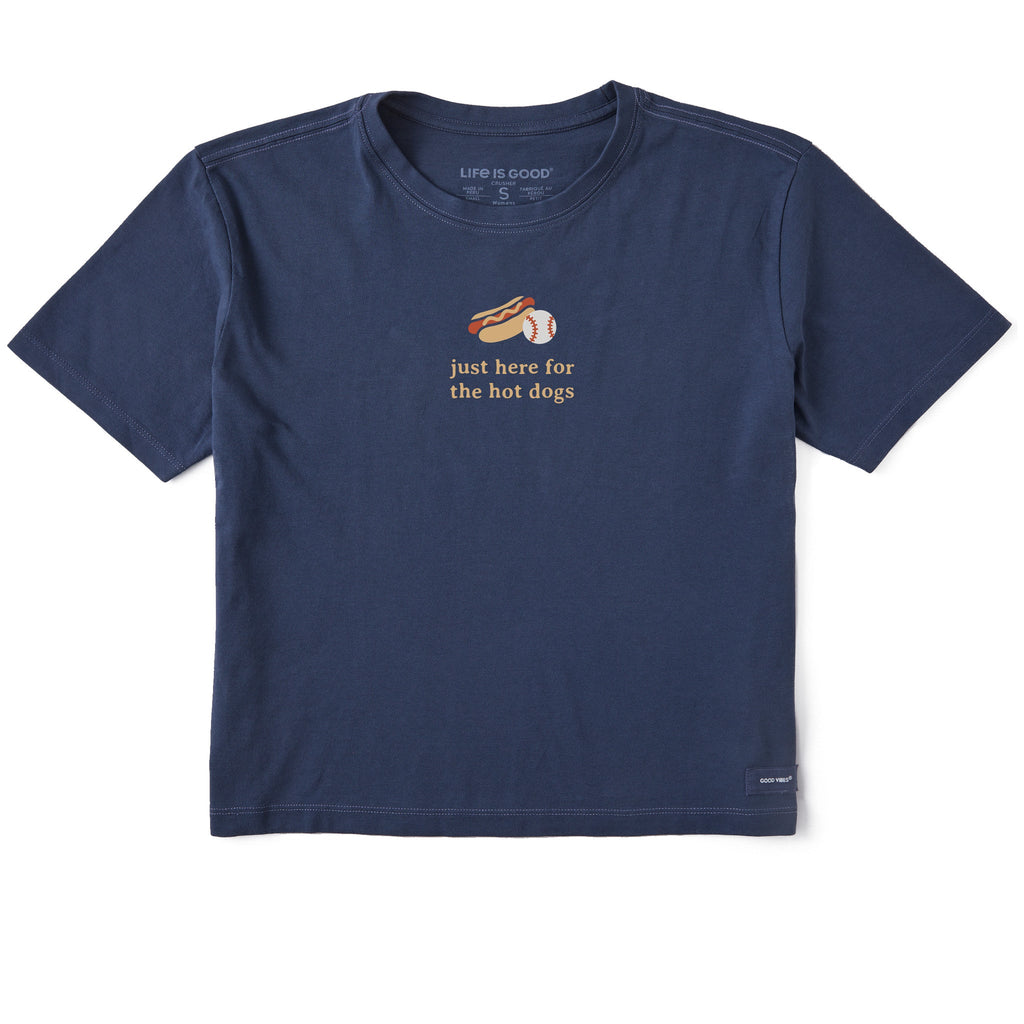Women's Just Here for the Hot Dogs Simple Short Sleeve product image 1