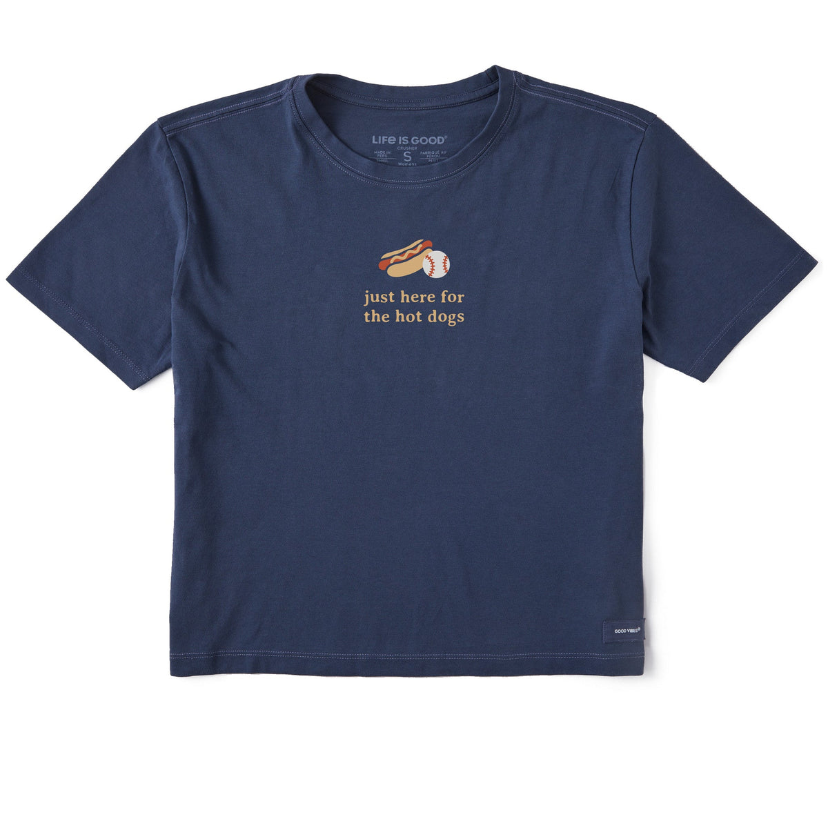 Women's Just Here for the Hot Dogs Simple Short Sleeve product image 1