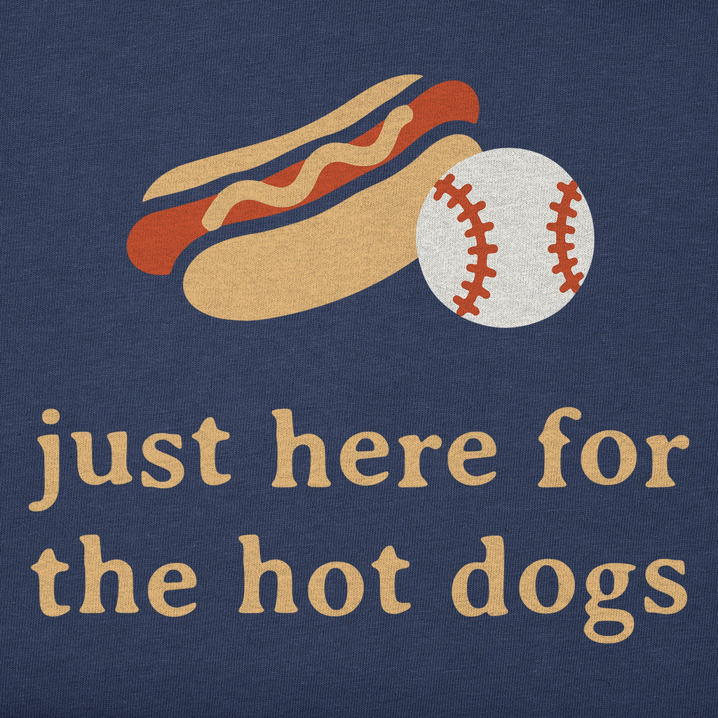Men's Just Here for the Hot Dogs Simple Short Sleeve Tee product image 2
