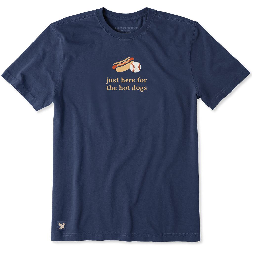 Men's Just Here for the Hot Dogs Simple Short Sleeve Tee product image 3