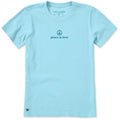 Women's Peace and Love Simple Short Sleeve Crusher Tee product image 1