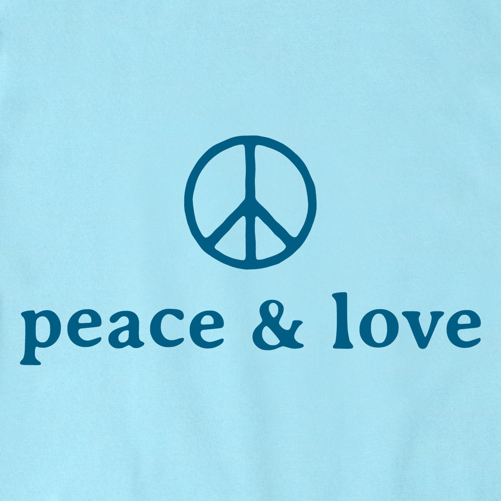 Women's Peace and Love Simple Short Sleeve Crusher Tee product image 2