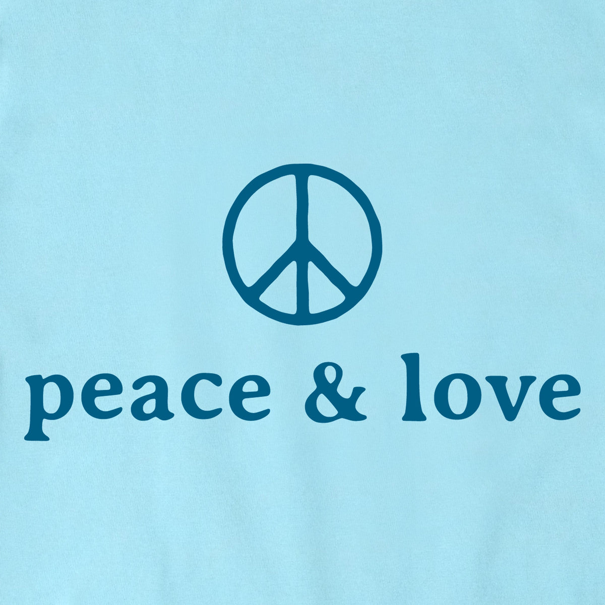 Women's Peace and Love Simple Short Sleeve Crusher Tee product image 2