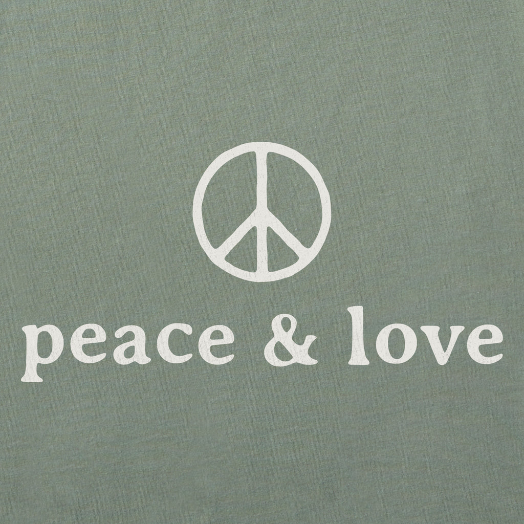 Men's Peace and Love Simple Short Sleeve Crusher Tee product image 2