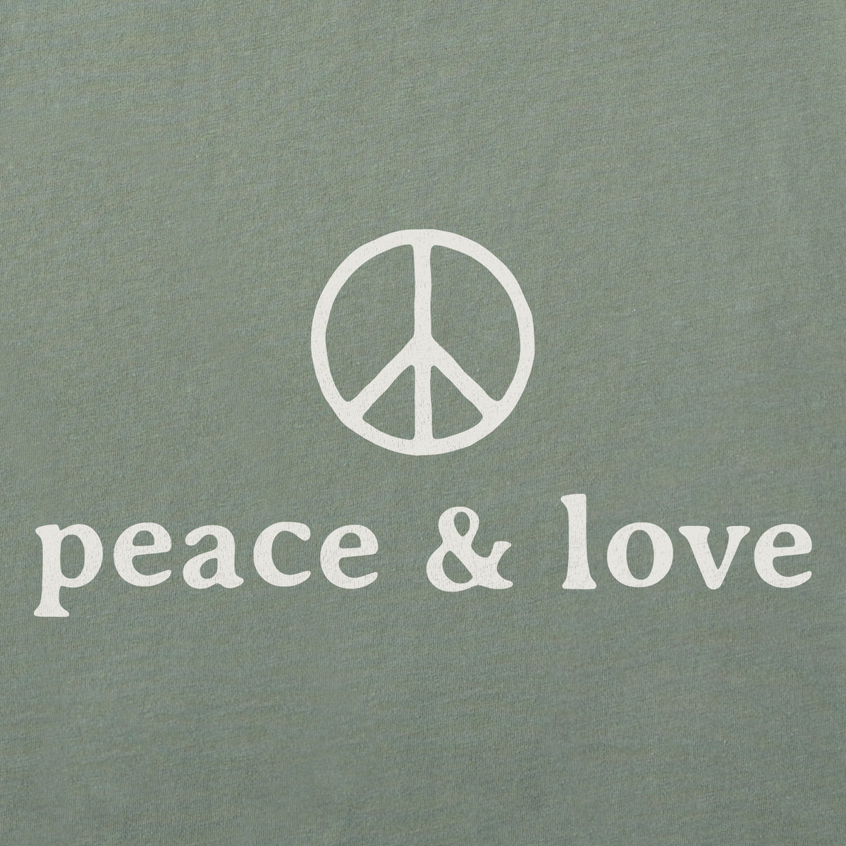 Men's Peace and Love Simple Short Sleeve Crusher Tee product image 2