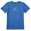 Kids Peace and Love Simple Short Sleeve Crusher Tee product image 1