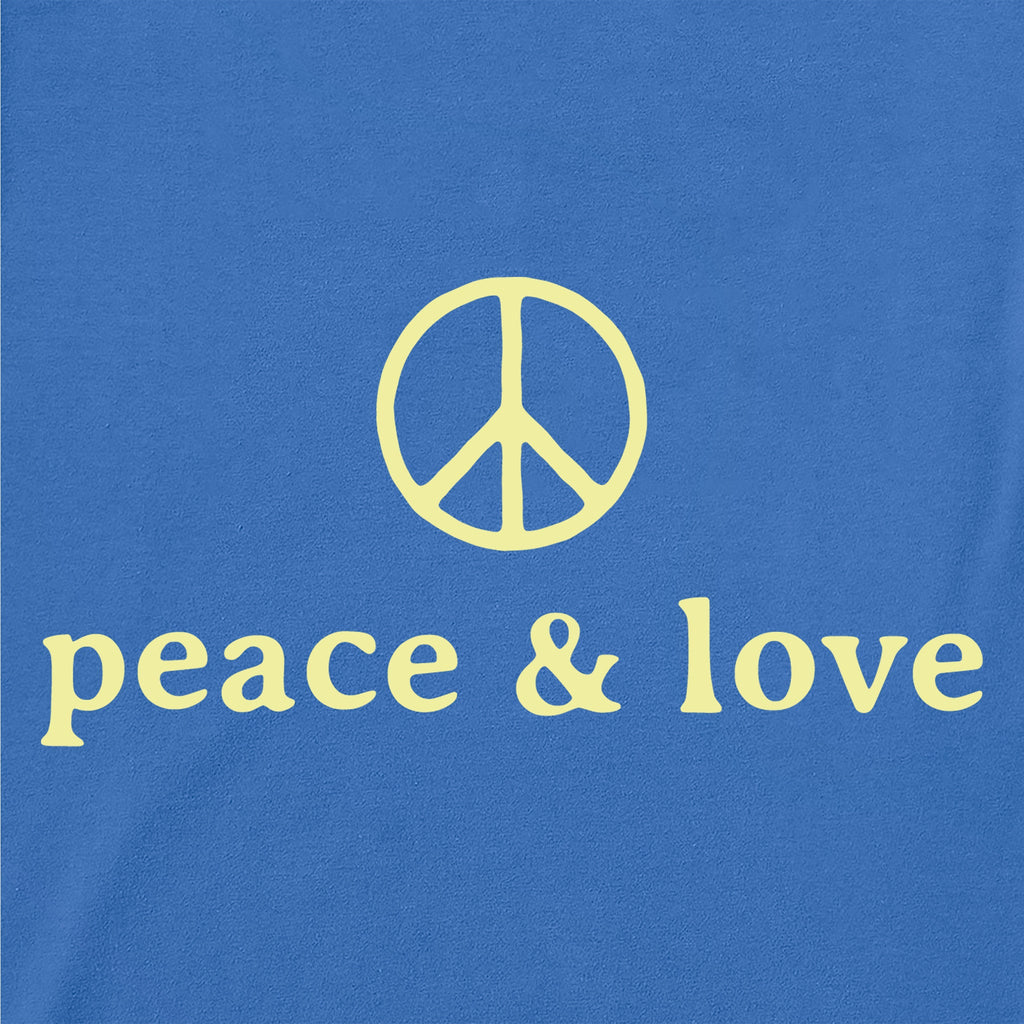 Kids Peace and Love Simple Short Sleeve Crusher Tee product image 2