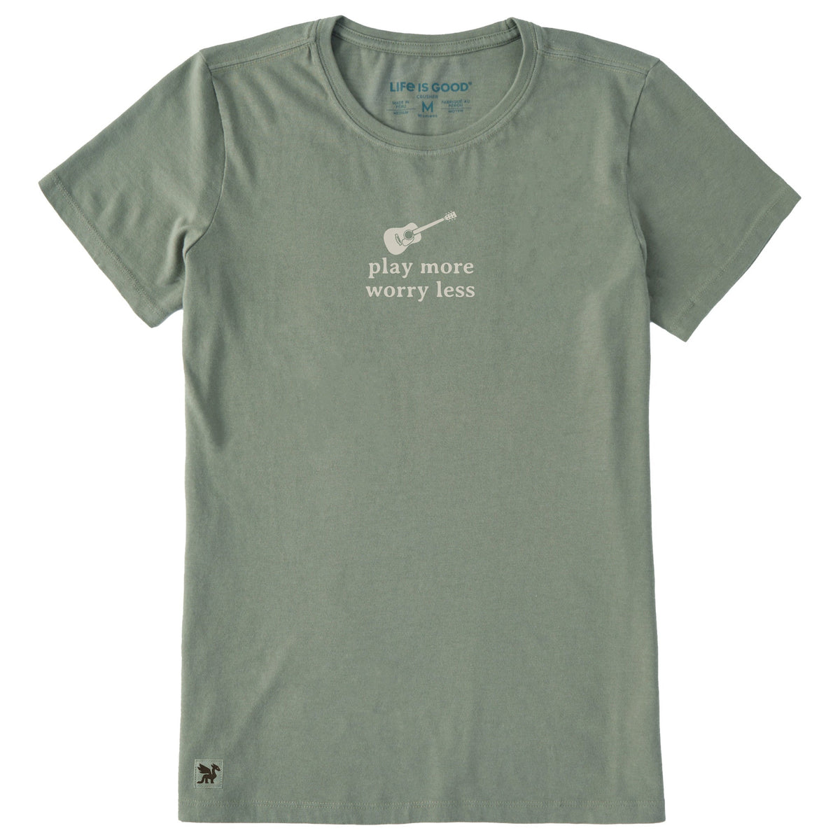 Women's Play More Worry Less Short Sleeve Crusher Tee product image 1