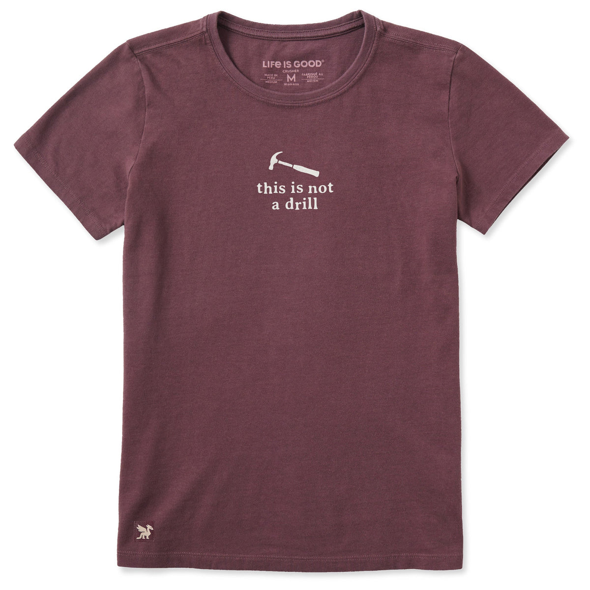 Women's This is Not a Drill Simple Short Sleeve Crusher Tee product image 1