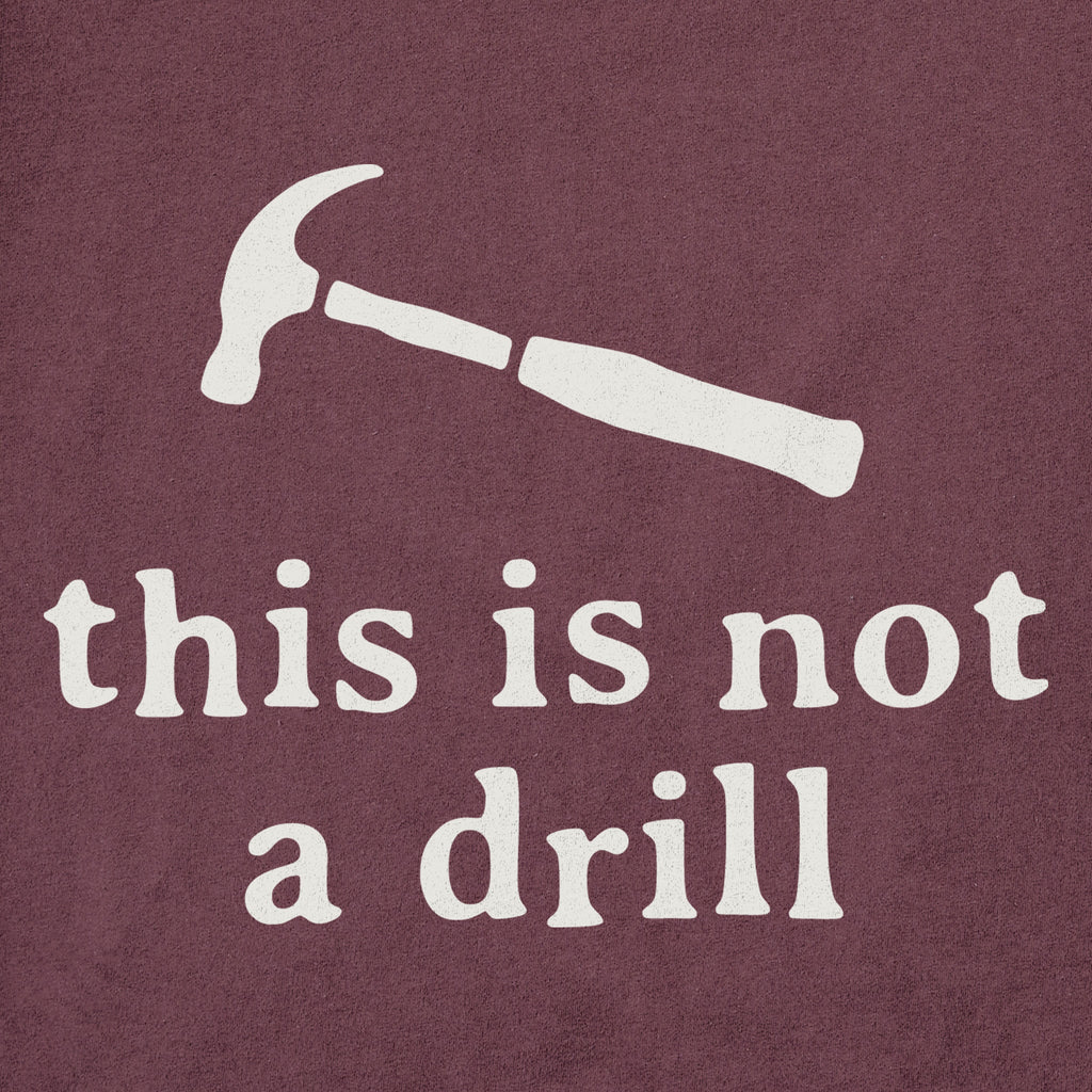 Women's This is Not a Drill Simple Short Sleeve Crusher Tee product image 2