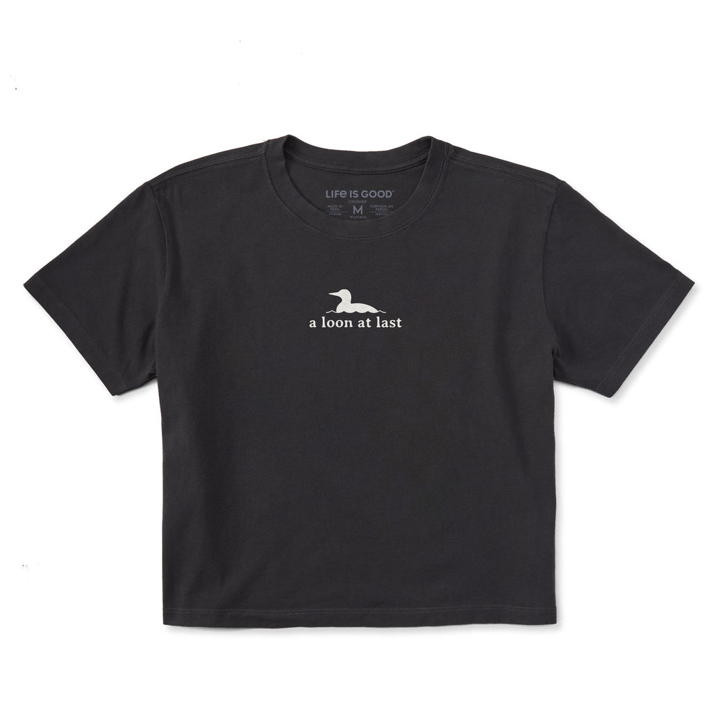 Women's A Loon At Last Simple Short Sleeve Crusher Boxy Tee product image 1