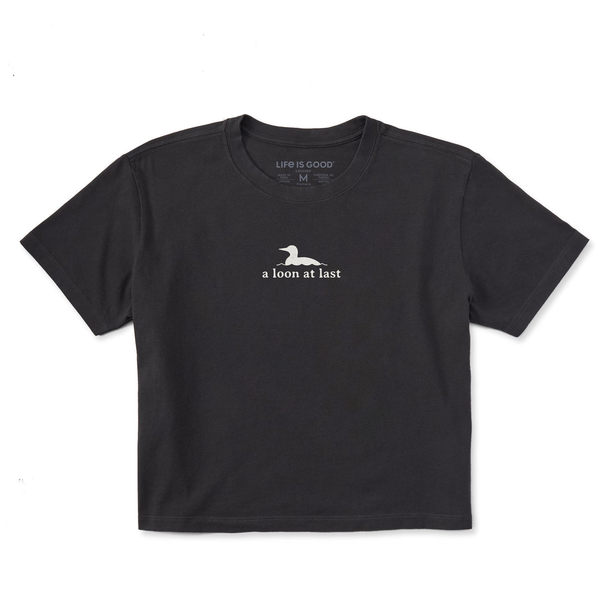 Women's A Loon At Last Simple Short Sleeve Crusher Boxy Tee product image 1