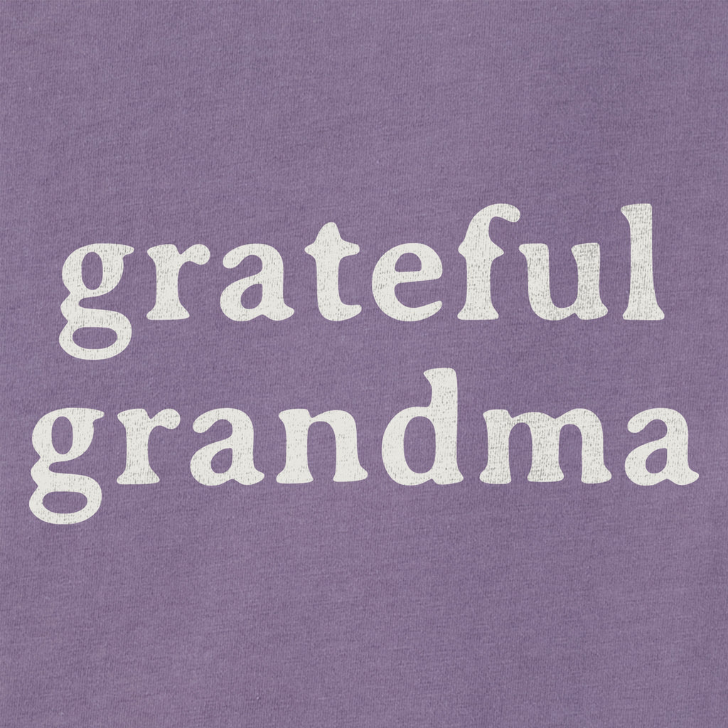 Women's Grateful Grandma Simple Short Sleeve Crusher Tee product image 2