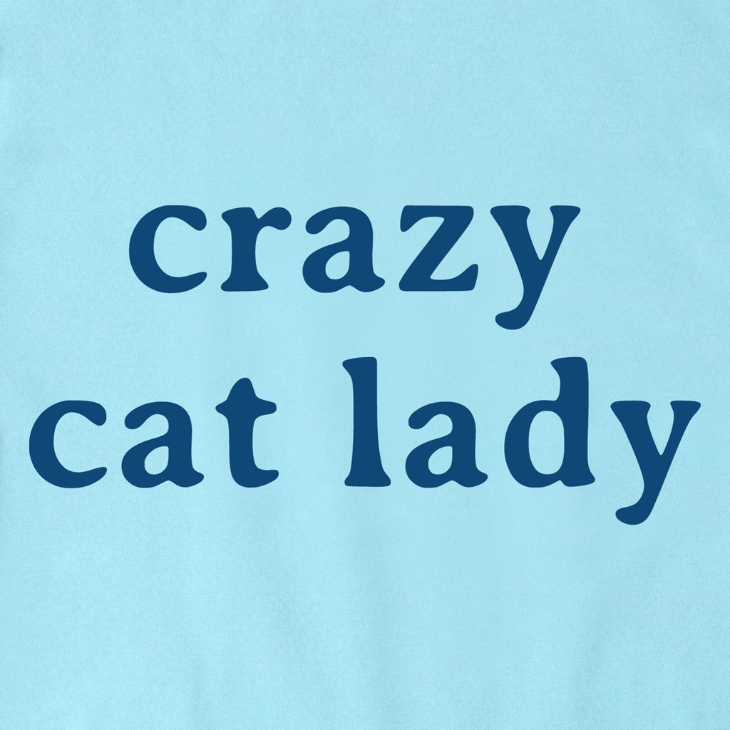 Women's Crazy Cat Lady Simple Short Sleeve Crusher Tee product image 2