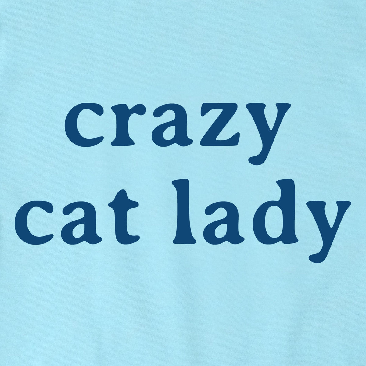 Women's Crazy Cat Lady Simple Short Sleeve Crusher Tee product image 2