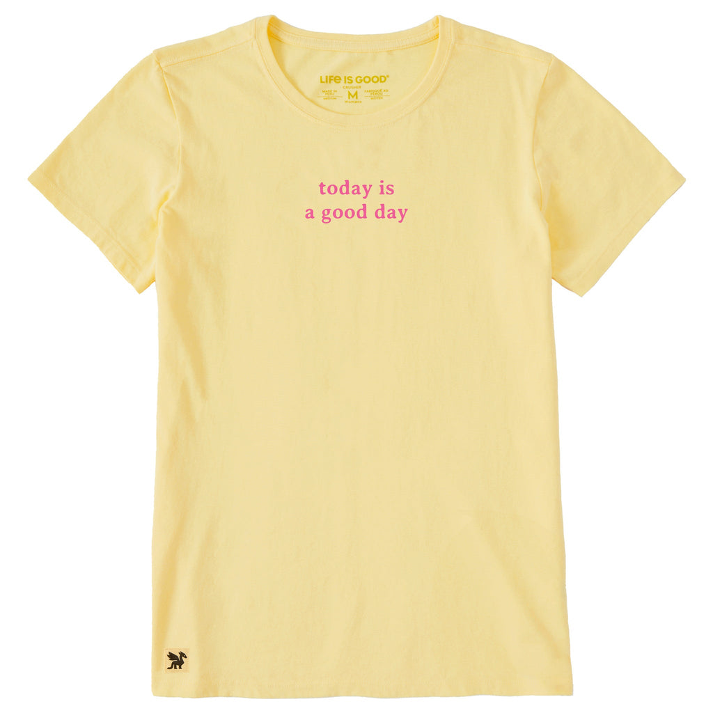 Women's Today is a Good Day Simple Short Sleeve Crusher Tee product image 1