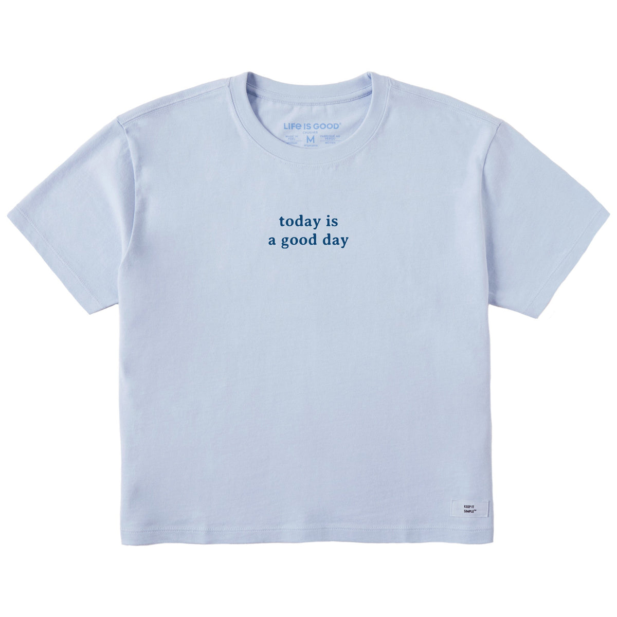 Women's Today is a Good Day Simple Short Sleeve Crusher product image 1