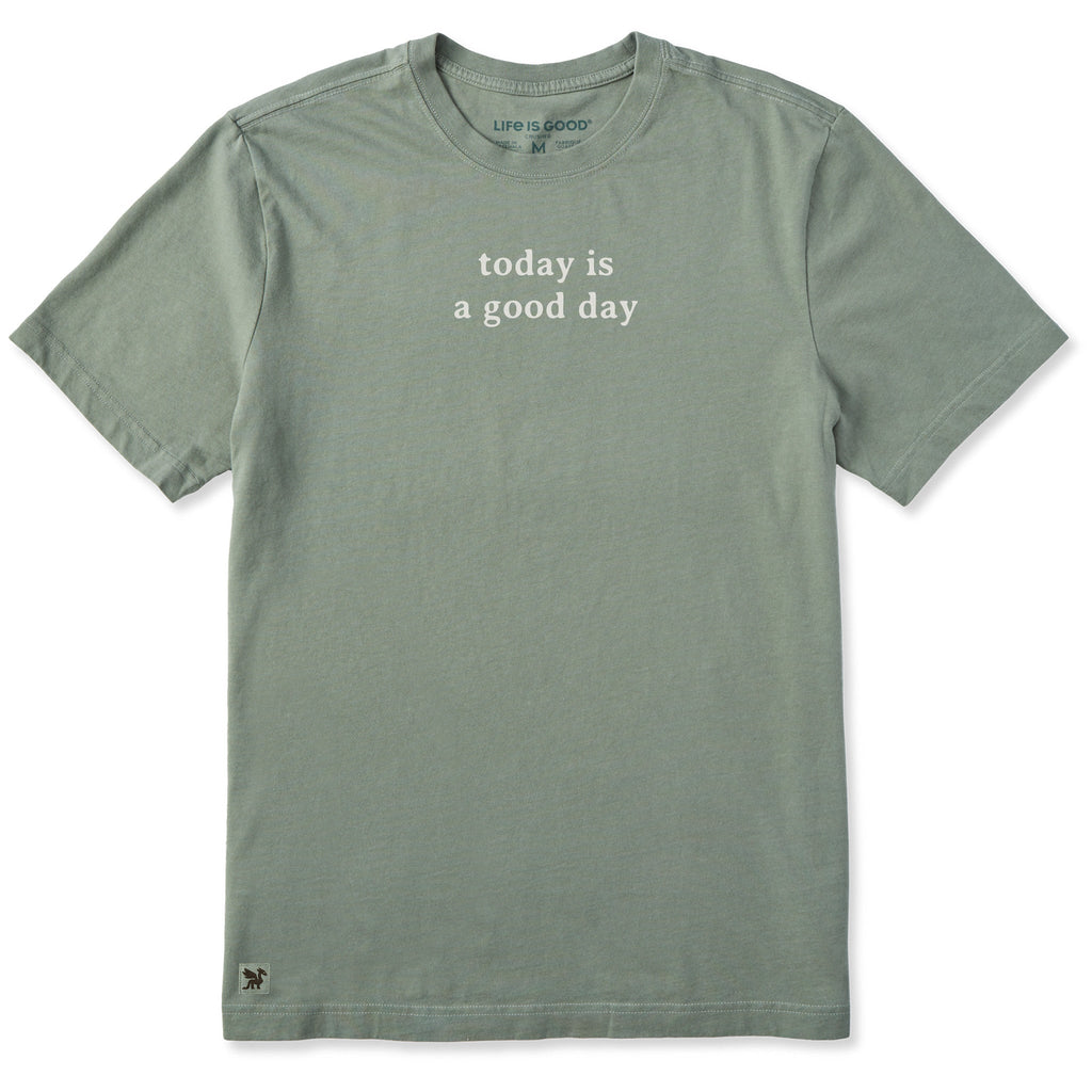 Men's Today is a Good Day Simple Short Sleeve Crusher Tee product image 1