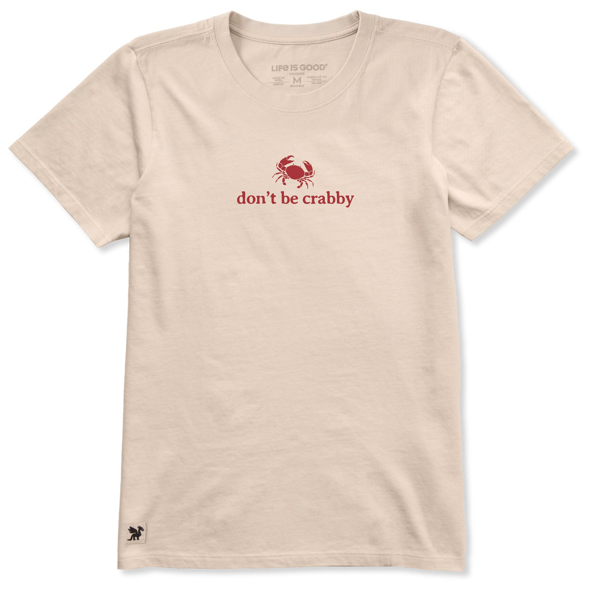 Women's Don't Be Crabby Minimal Short Sleeve Crusher Tee product image 1