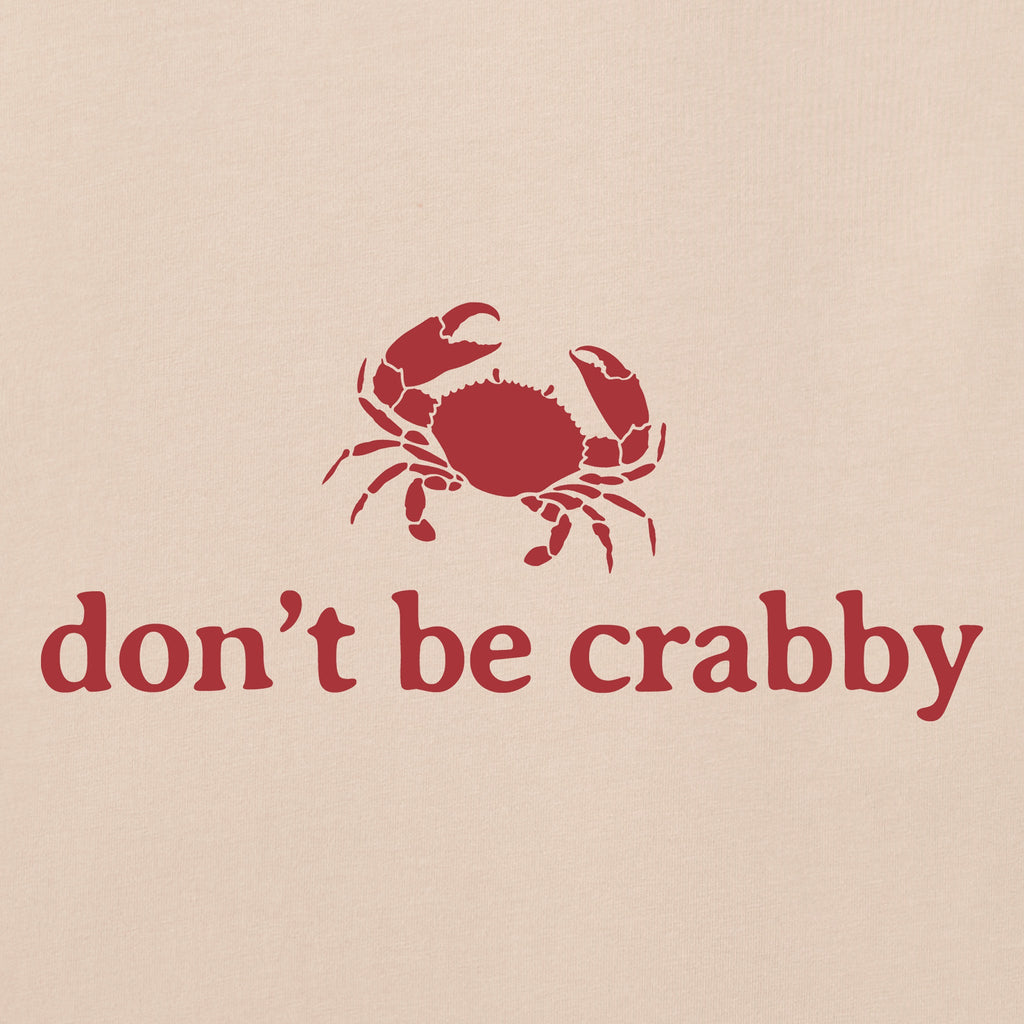 Women's Don't Be Crabby Minimal Short Sleeve Crusher Tee product image 2