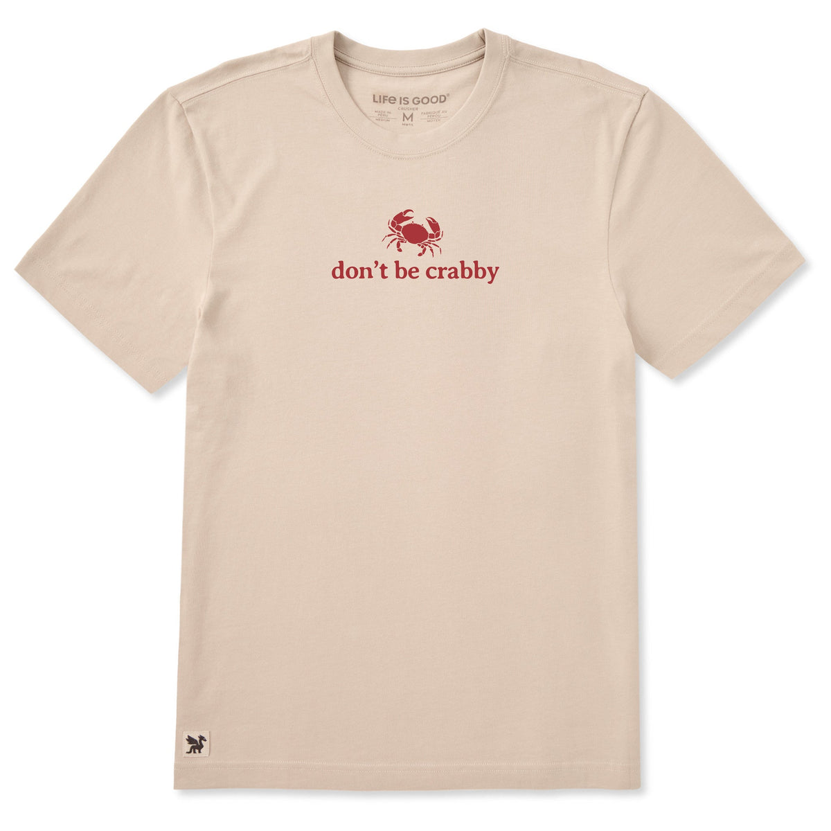 Men's Don't Be Crabby Minimal Short Sleeve Crusher Tee product image 1