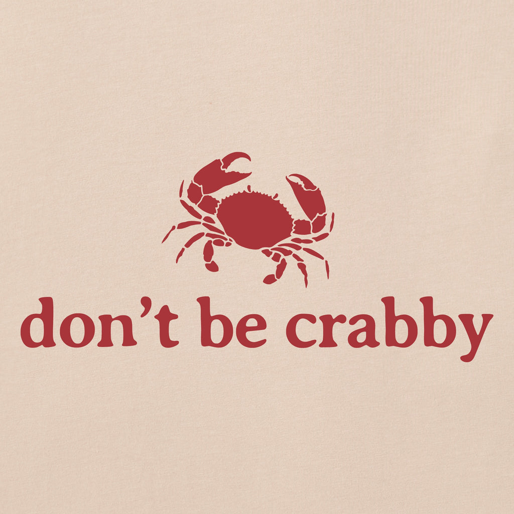 Men's Don't Be Crabby Minimal Short Sleeve Crusher Tee product image 2