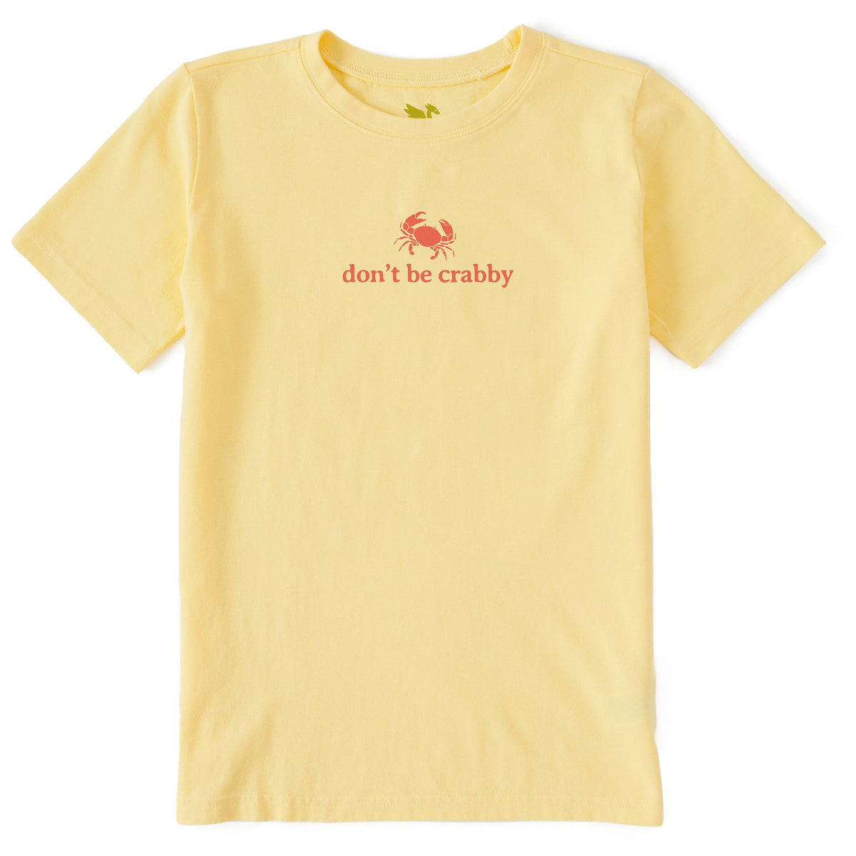 Kids Don't Be Crabby Minimal Short Sleeve Crusher Tee product image 1