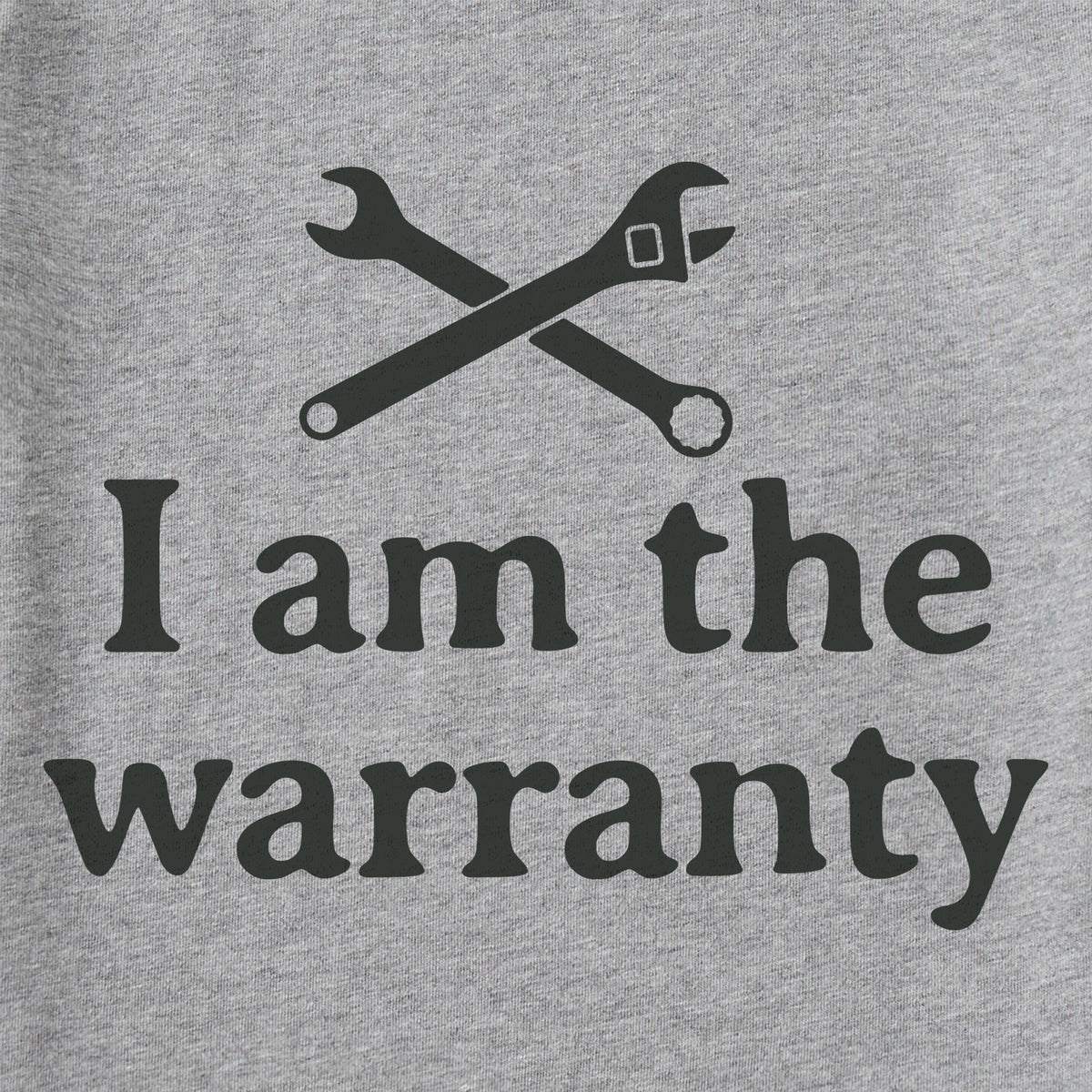 Men's I Am the Warranty Simple Short Sleeve Crusher Tee product image 2