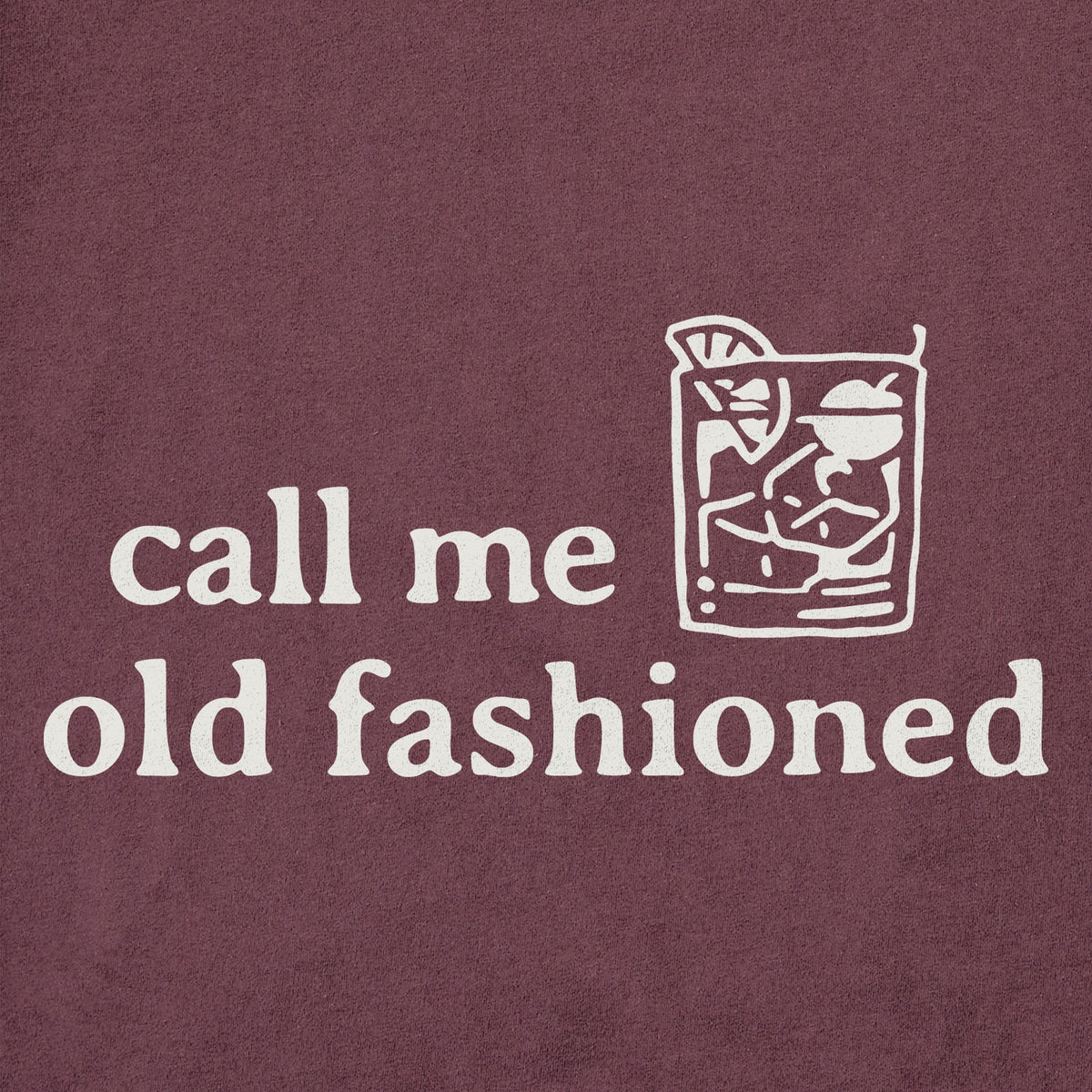 Men's Call Me Old Fashioned Simple Short Sleeve Crusher Tee product image 2