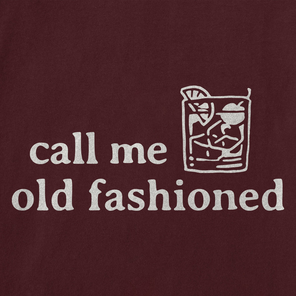 Women's Call Me Old Fashioned Simple Short Sleeve Crusher product image 2