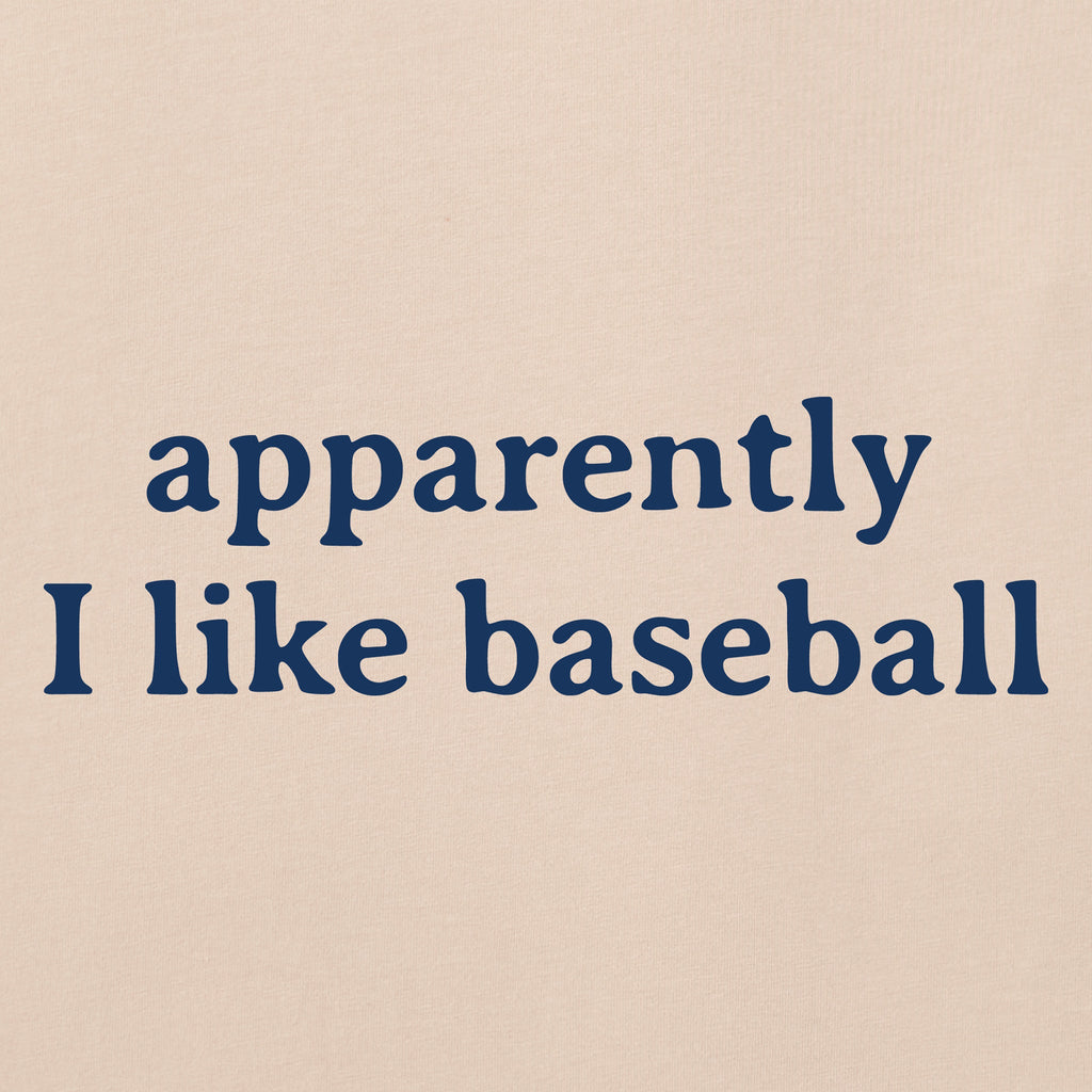 Women's Apparently I Like Baseball Short Sleeve Crusher Vee product image 2