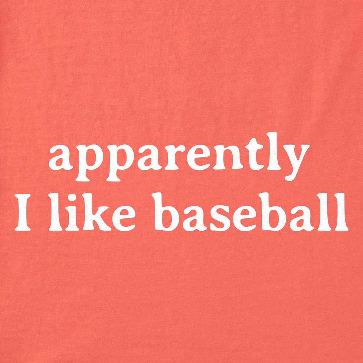 Women's Apparently I Like Baseball Short Sleeve Crusher Vee product image 4